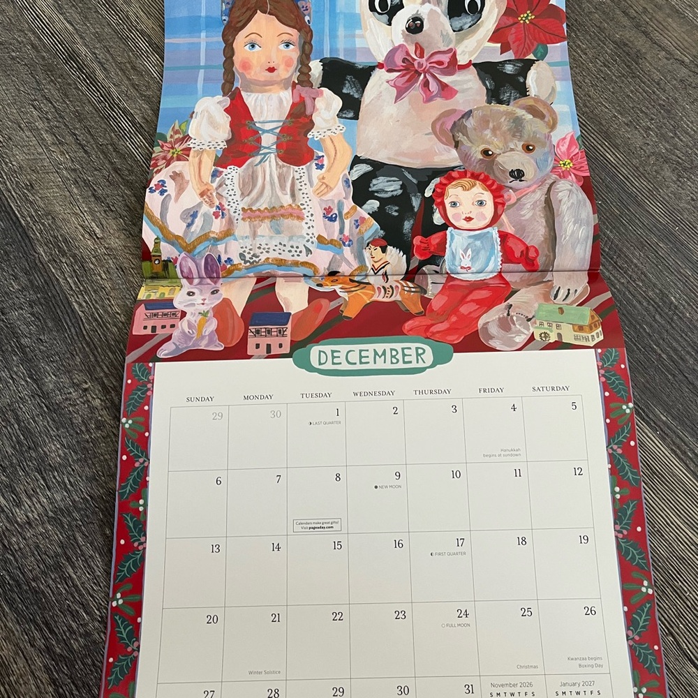 2026 World of Nathalie Lété Wall Calendar 2026! IN STOCK! Ready to ship! - Picture 6 of 16